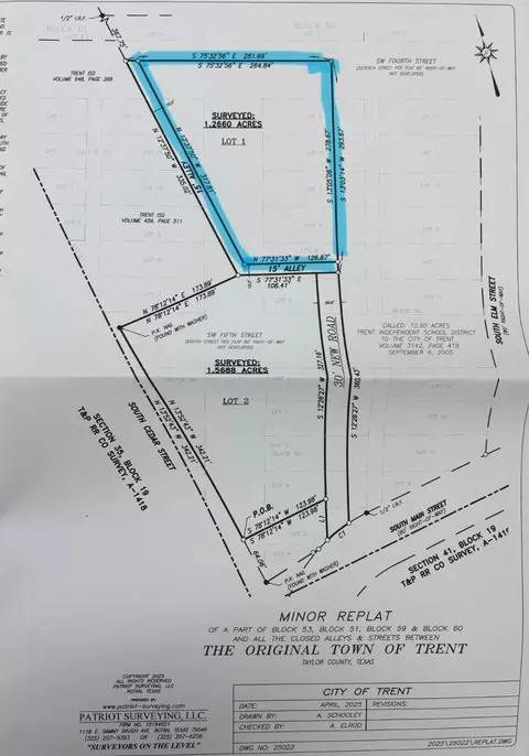 tbd Lot 1 S Cedar, Trent, TX 79561
