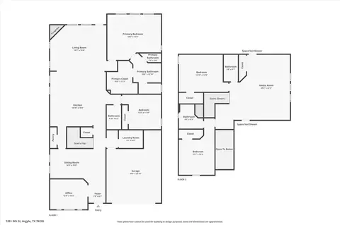 Floorplan - 1201 9th St, Argyle, TX 76226 photo 1 of 1