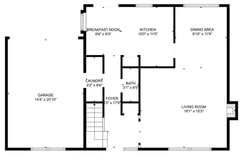 Floorplan - 8702 Davis St, Rowlett, TX 75088 photo 1 of 3