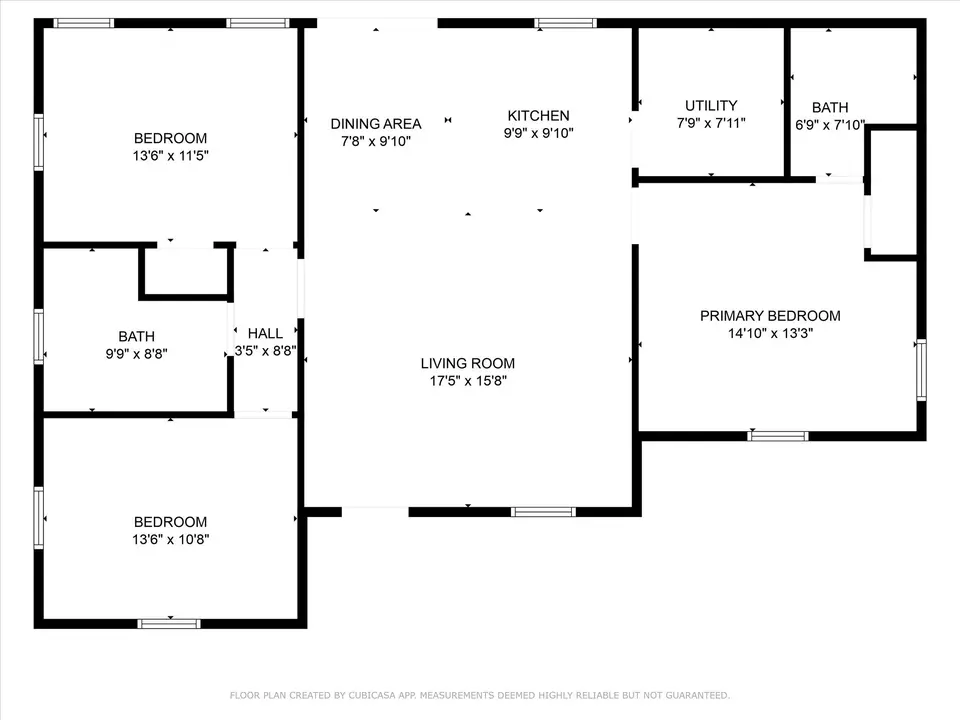Floorplan - 1522 Travis St, Bellmead, TX 76705 photo 1 of 1
