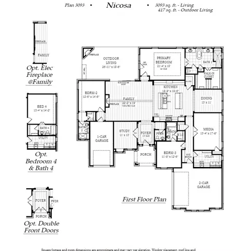 Floorplan - 7213 Fireside Dr, Argyle, TX 76226 photo 1 of 1