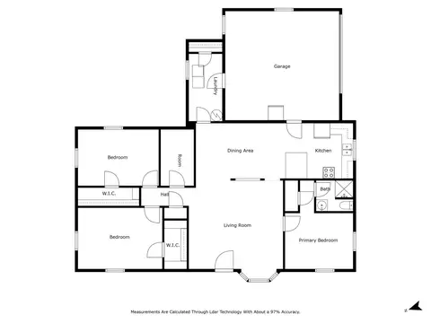 Floorplan - 206 N Main St, Bailey, TX 75413 photo 1 of 1