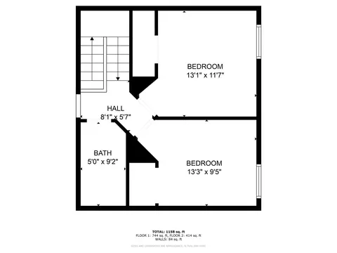 Floorplan - 116 Main Pl, Euless, TX 76040 photo 2 of 3