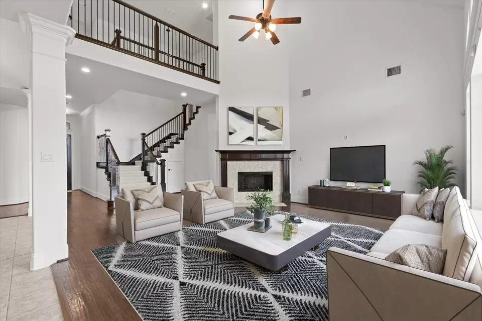 Living - 516 Four Stones Blvd, The Colony, TX 75056 photo 2 of 3