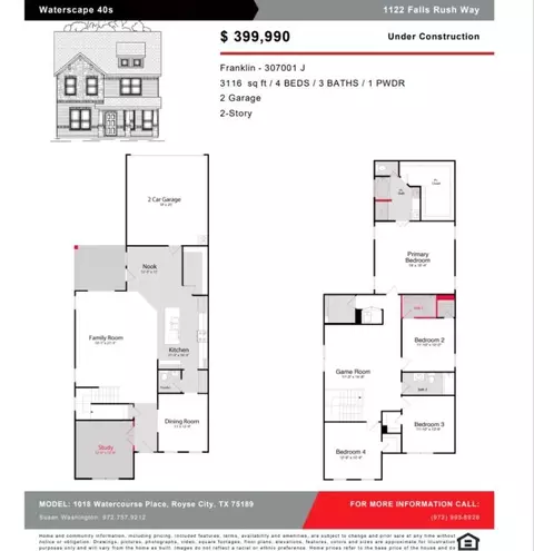 1122 Falls Rush Way, Royse City, TX 75189