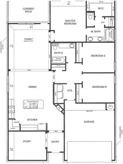 Floorplan - 3129 Skinner Dr, Lorena, TX 76655 photo 1 of 1