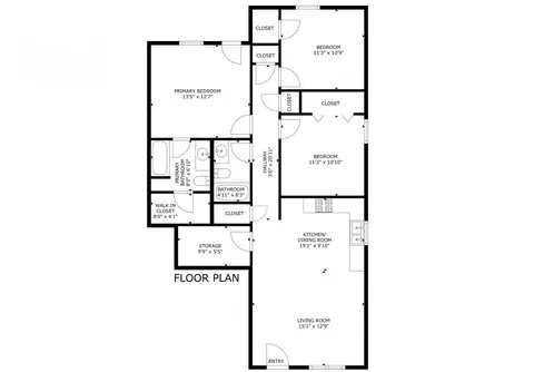 Floorplan - 902 Cedar St, Commerce, TX 75428 photo 1 of 1