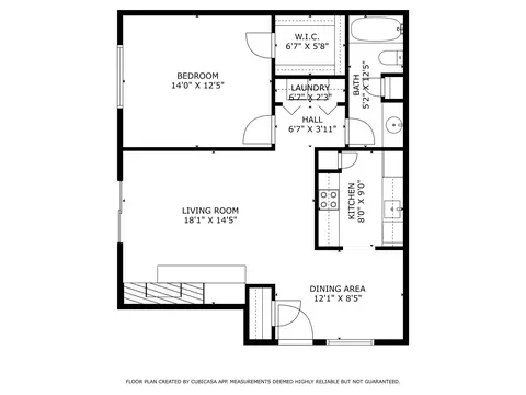 Floorplan - 8109 Skillman St #2024, Dallas, TX 75231 photo 1 of 1
