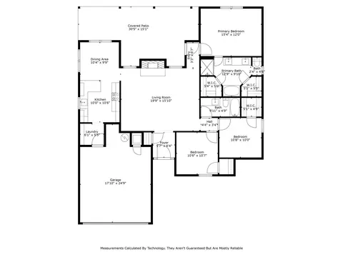 Floorplan - 6477 Fairview Dr, Watauga, TX 76148 photo 1 of 1