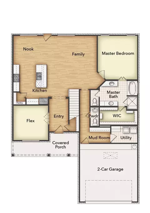Floorplan - 1240 Colca Dr, Springtown, TX 76082 photo 1 of 1