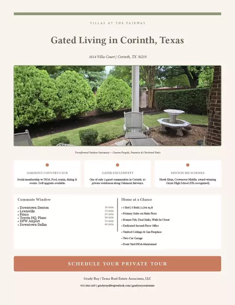 1614 Villa Ct, Corinth, TX 76210