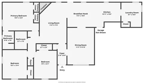 Floorplan - 1101 Irwin Dr, Hurst, TX 76053 photo 1 of 1