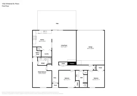 Floorplan - 1432 Whitehall Dr, Plano, TX 75023 photo 1 of 1