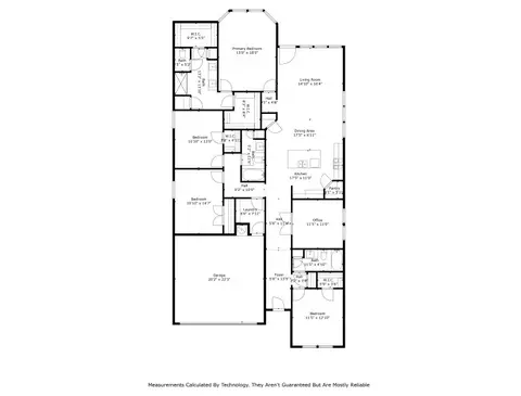 Floorplan - 1608 Grace Dr, Euless, TX 76039 photo 1 of 2