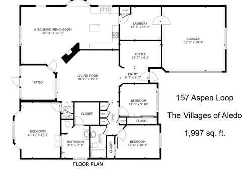 Floorplan - 157 Aspen Loop, Aledo, TX 76008 photo 1 of 1