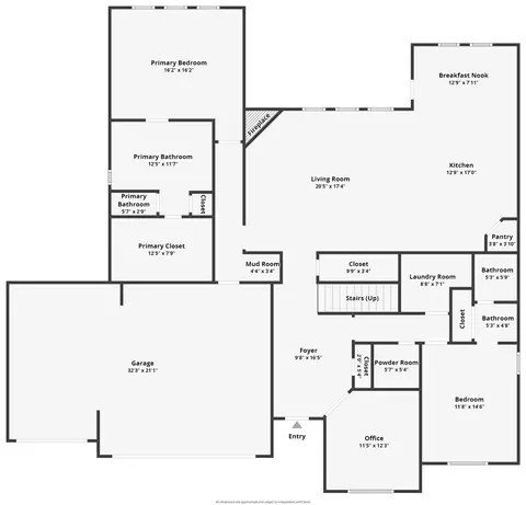Floorplan - 3216 Rolling Meadow Dr, Anna, TX 75409 photo 1 of 2