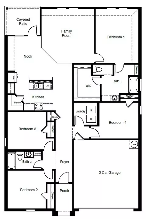 Floorplan - 536 Marsh St, Cleburne, TX 76033 photo 1 of 1