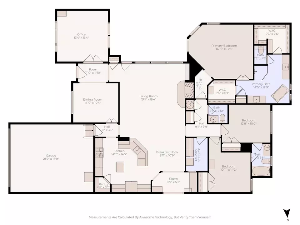 Floorplan - 4710 Village Oak Dr, Arlington, TX 76017 photo 1 of 1