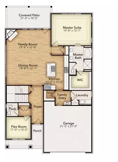 Floorplan - 2012 Velora Dr, Haslet, TX 76052 photo 1 of 1