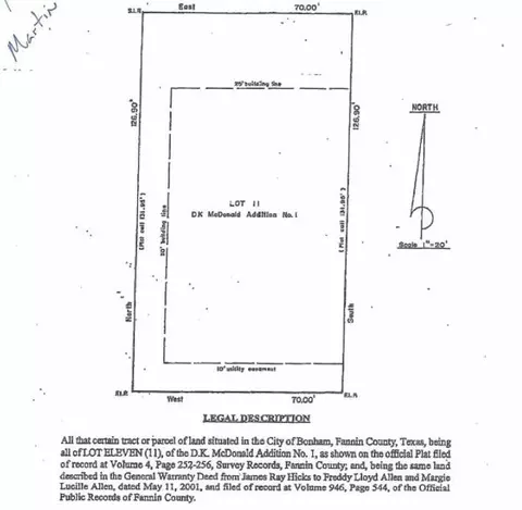 400 Martin St, Bonham, TX 75418