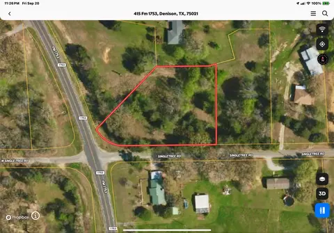 tbd NE Fm 1753 Singletree, Denison, TX 75021