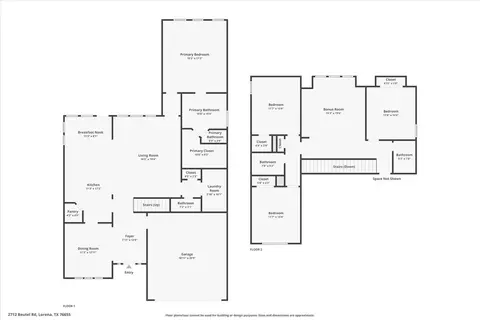Floorplan - 2712 Beutel Rd, Lorena, TX 76655 photo 1 of 1