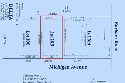 lot10 B Michigan Ave, Fort Worth, TX 76114