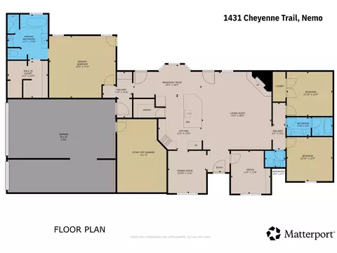 Floorplan - 1431 Cheyenne Trl, Nemo, TX 76070 photo 1 of 1