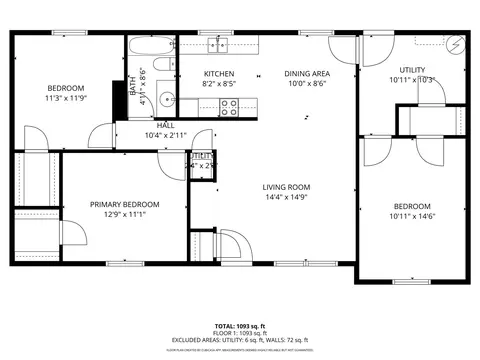 Floorplan - 3618 Georgetown Dr, Abilene, TX 79602 photo 1 of 1