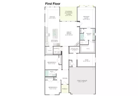Floorplan - 1712 Nesting Robin Ln, Krum, TX 76249 photo 1 of 1