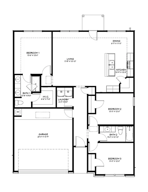 Floorplan - 11421 Patera St, Lorena, TX 76655 photo 1 of 1