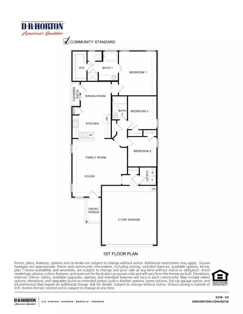 Floorplan - 541 Epiphany Ln, Lavon, TX 75166 photo 1 of 1
