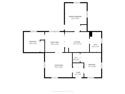 Floorplan - 507 E Maple St, Whitewright, TX 75491 photo 1 of 1