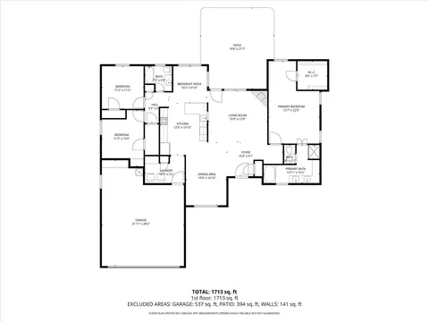 Floorplan - 10517 Rayburn Way, Waco, TX 76708 photo 1 of 1