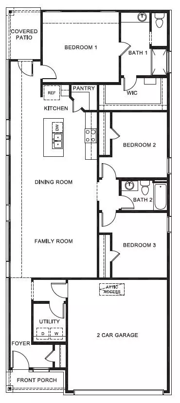 Floorplan - 119 Mojave Rd, Boyd, TX 76023 photo 1 of 1