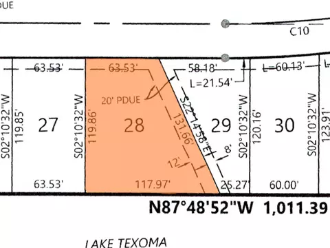 lot28 Reflection Bay Blvd, Gordonville, TX 76245