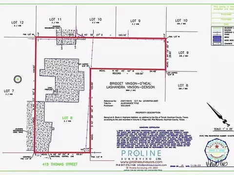 415 Thomas St, Terrell, TX 75160