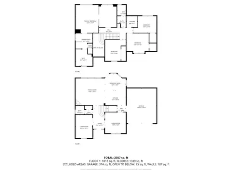 Floorplan - 2127 Rustic Ridge Dr, Keller, TX 76248 photo 1 of 1