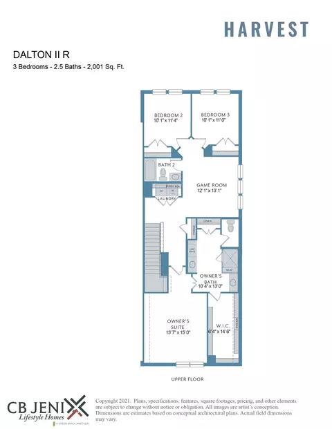 Floorplan - 421 Matchbox St, Argyle, TX 76226 photo 2 of 2