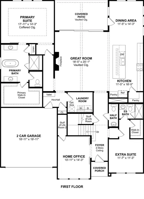 Floorplan - 11528 Ely Pl, Haslet, TX 76052 photo 1 of 2
