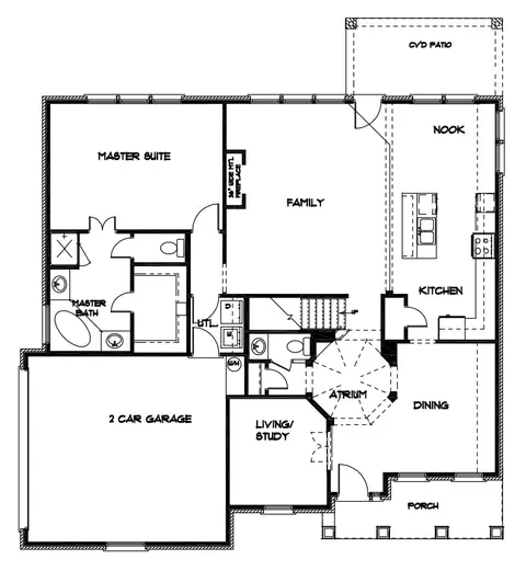 Floorplan - 6033 Mango, Sanger, TX 76266 photo 1 of 2