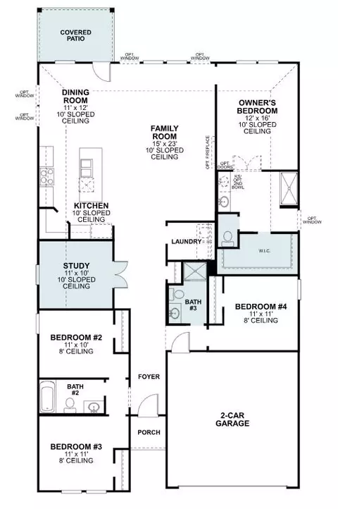 Floorplan - 7017 Winecup Ln, Sanger, TX 76266 photo 1 of 1