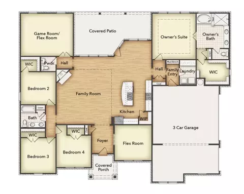 Floorplan - 370 Cobb Rd, Leonard, TX 75452 photo 1 of 1