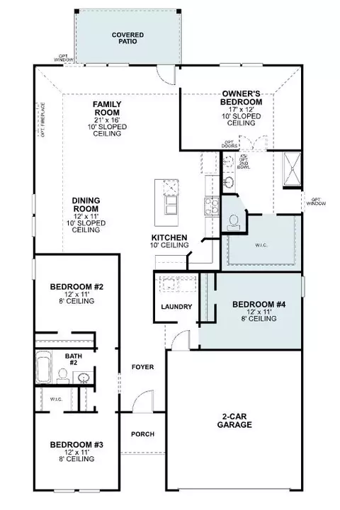 Floorplan - 3608 Birch Ln, Argyle, TX 76226 photo 1 of 1
