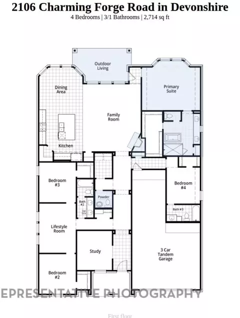 Floorplan - 2106 Charming Forge Rd, Forney, TX 75126 photo 1 of 1