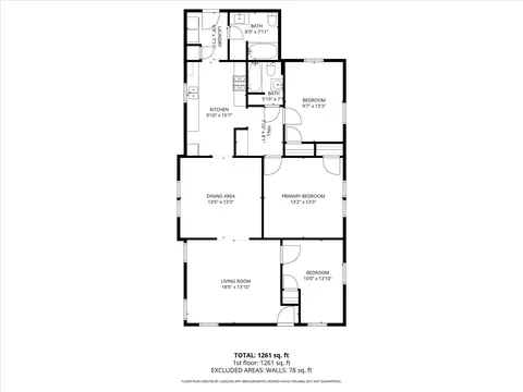 Floorplan - 1822 Herring Ave, Waco, TX 76708 photo 1 of 2