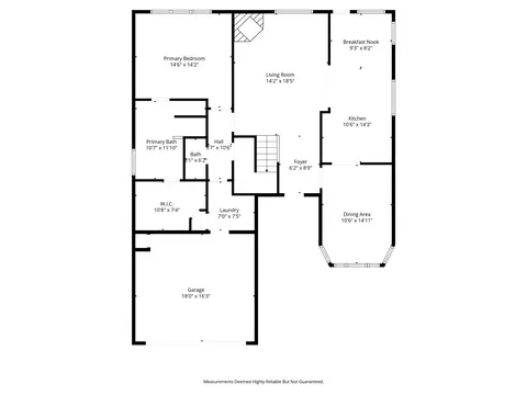 Floorplan - 308 Foreman Dr, Euless, TX 76039 photo 1 of 2