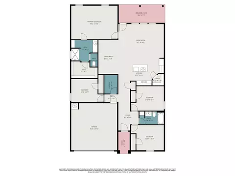 Floorplan - 704 Christopher Dr, Cleburne, TX 76033 photo 1 of 1
