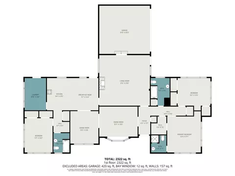 Floorplan - 215 E Huitt Ln, Euless, TX 76040 photo 1 of 1