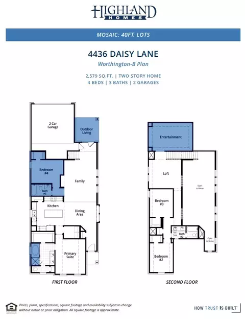 Floorplan - 4436 Daisy Ln, Celina, TX 75078 photo 1 of 1